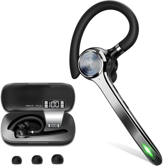 Bluetooth Headset, Wireless Bluetooth Earpiece